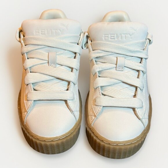 PUMA Fenty x Creeper Phatty Earth Tone Pack Women's Size 7 Warm White 396813-03 - Picture 2 of 14